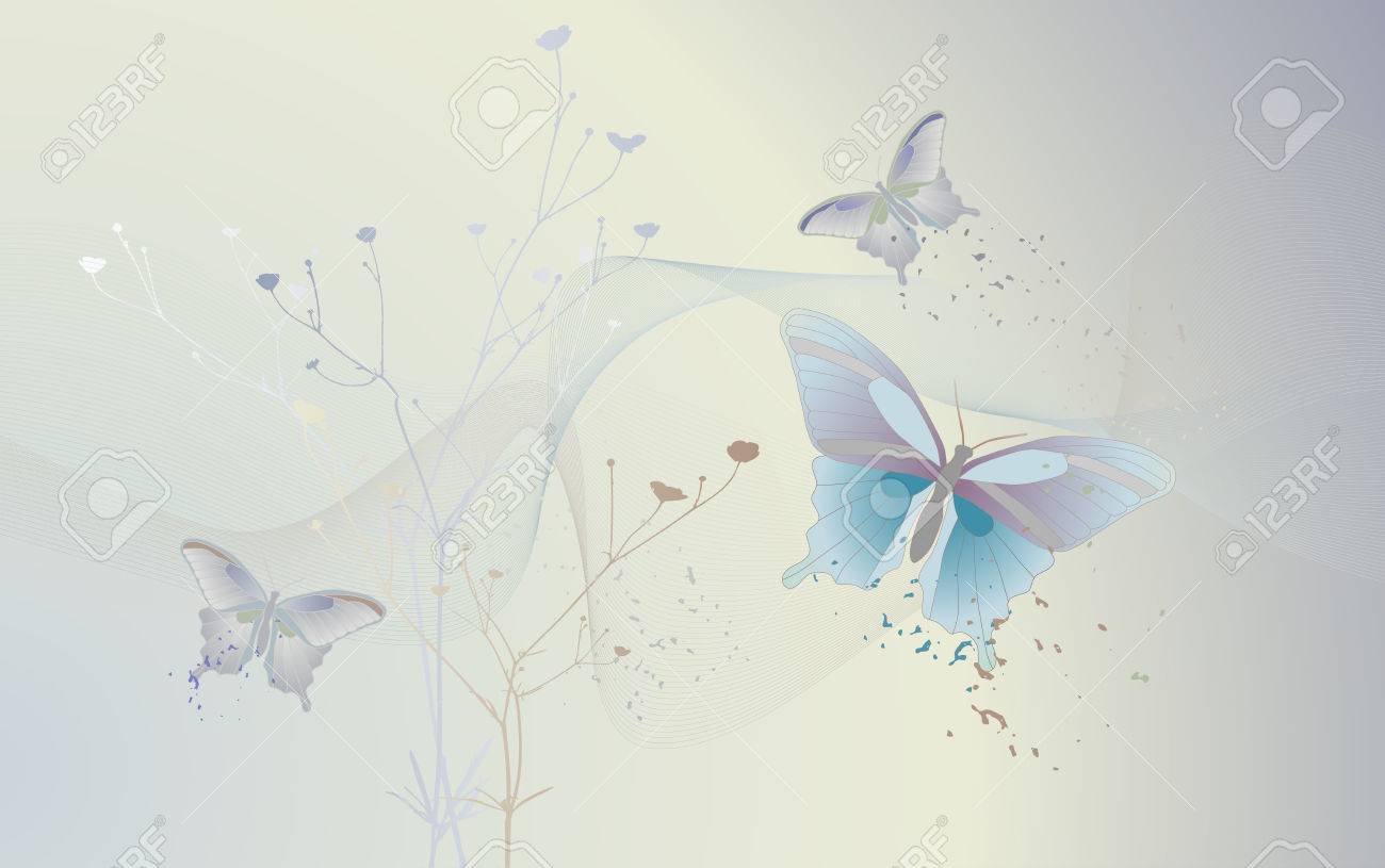 Desktop Wallpaper Background With Butterflies Royalty