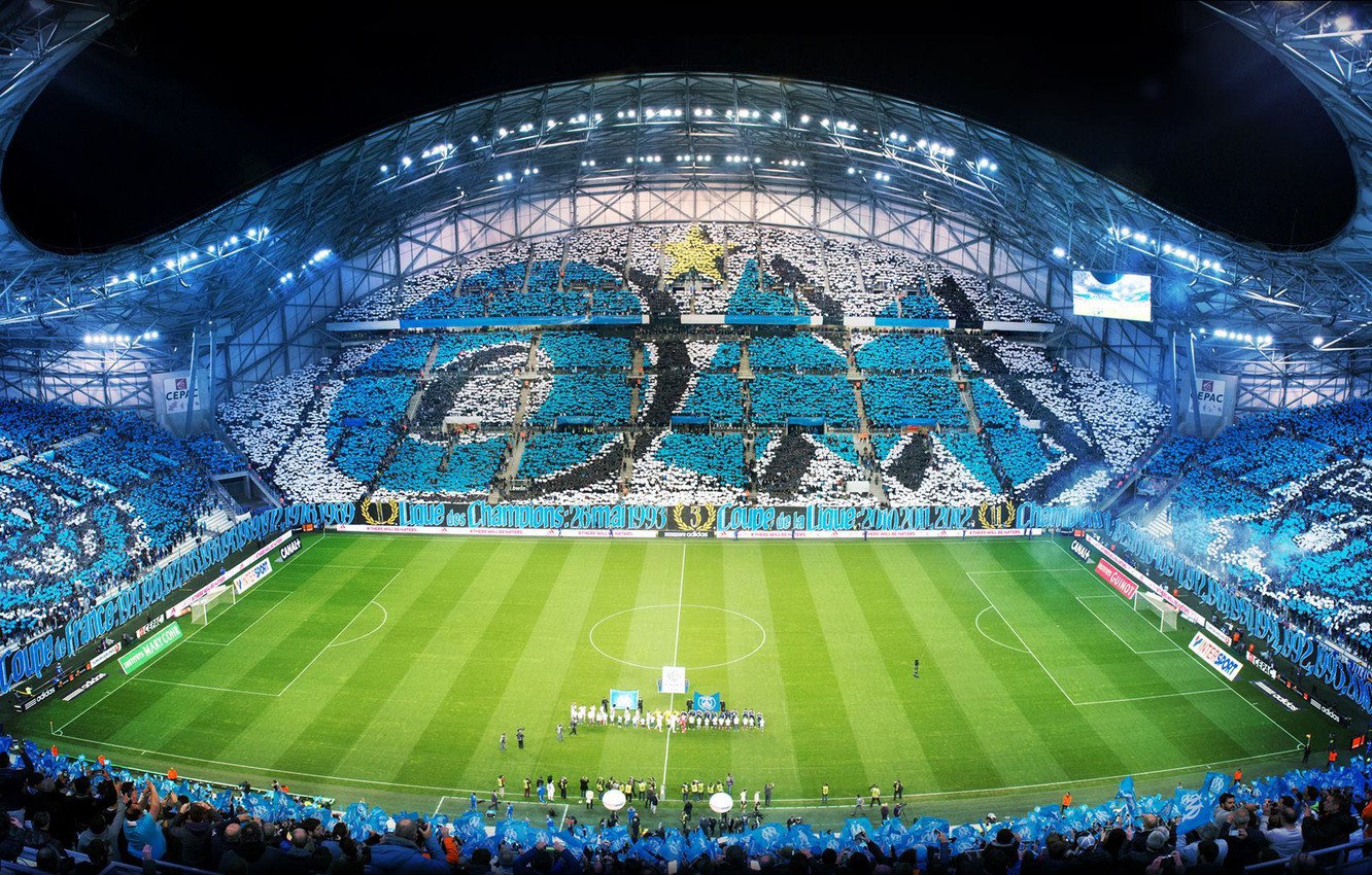 Wallpaper Stadium Olympique Marseille De