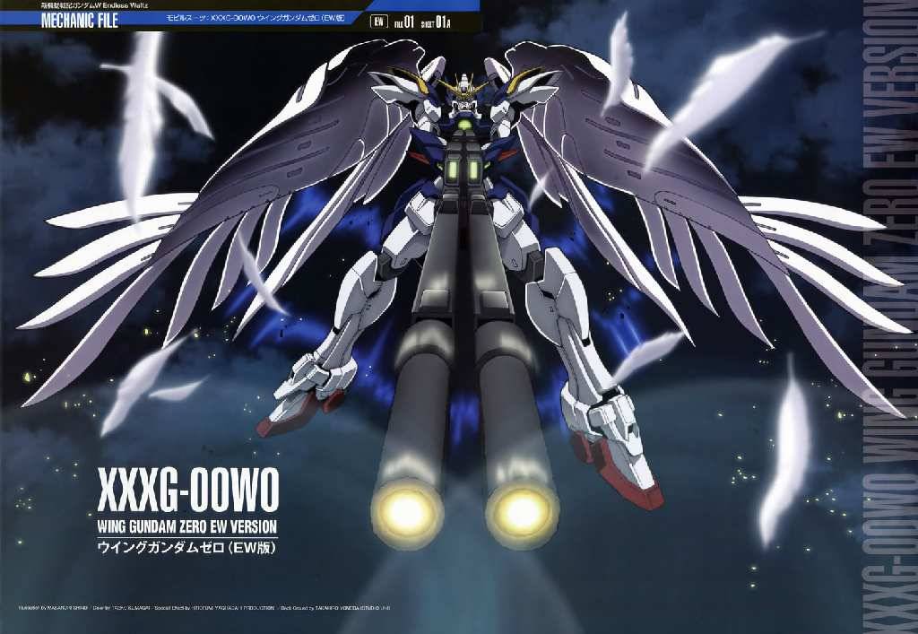 Gundam Wing Zero Custom Mecha File Wallpaper