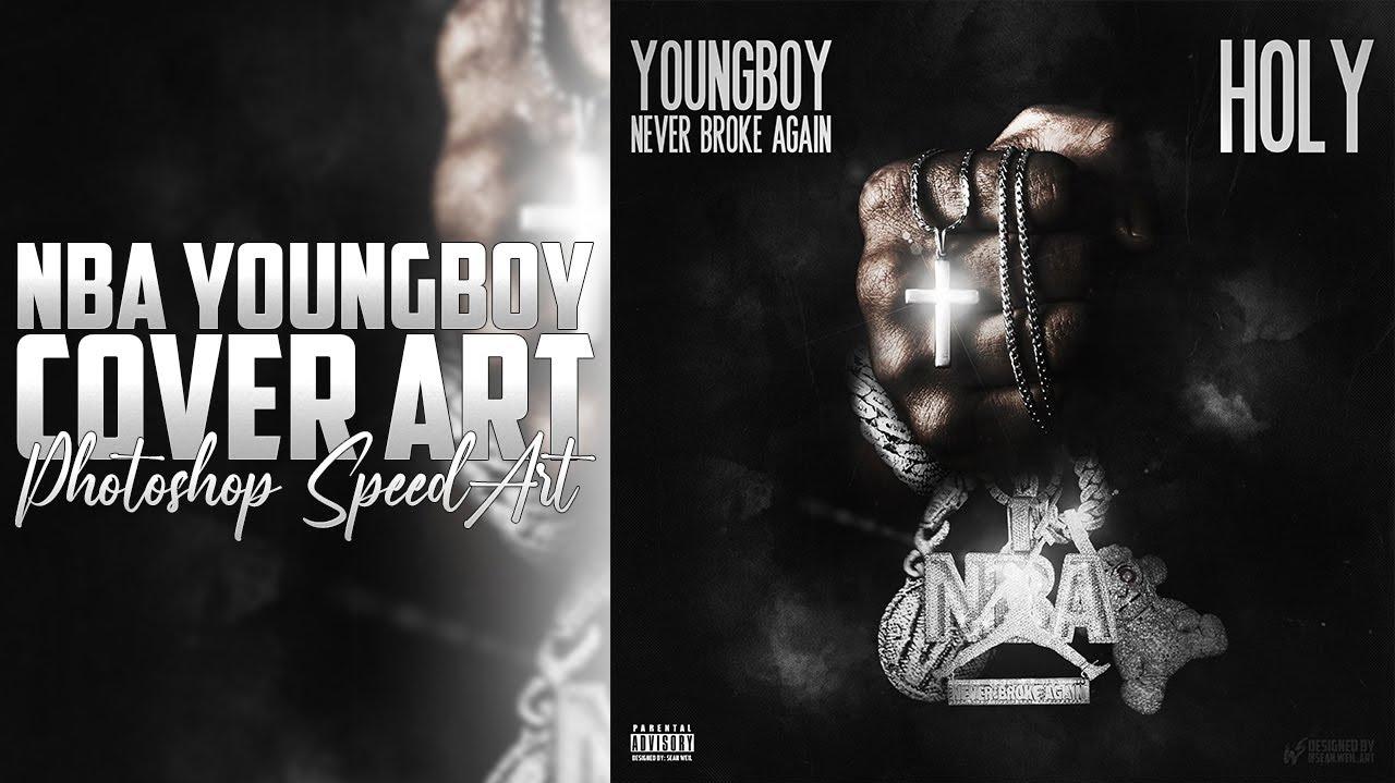 NBA YoungBoy Holy Cover Art Concept speed art