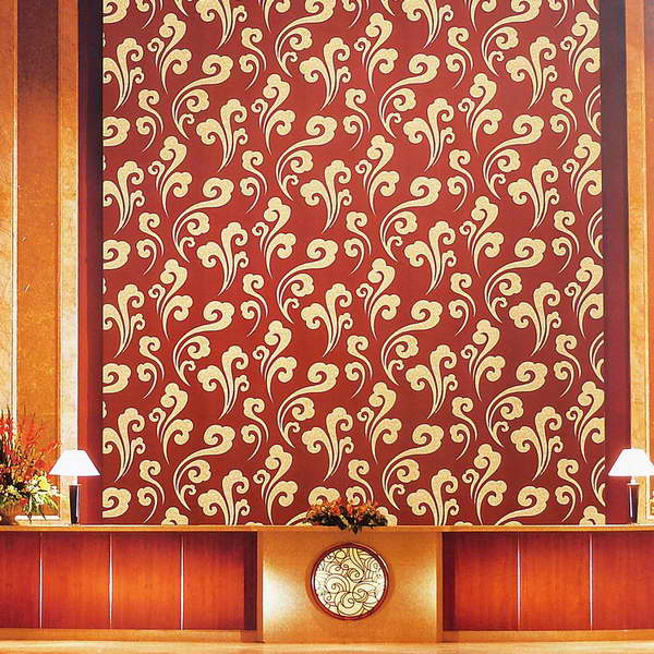 Velvet Flocked Ideas Wallpaper With Decorative