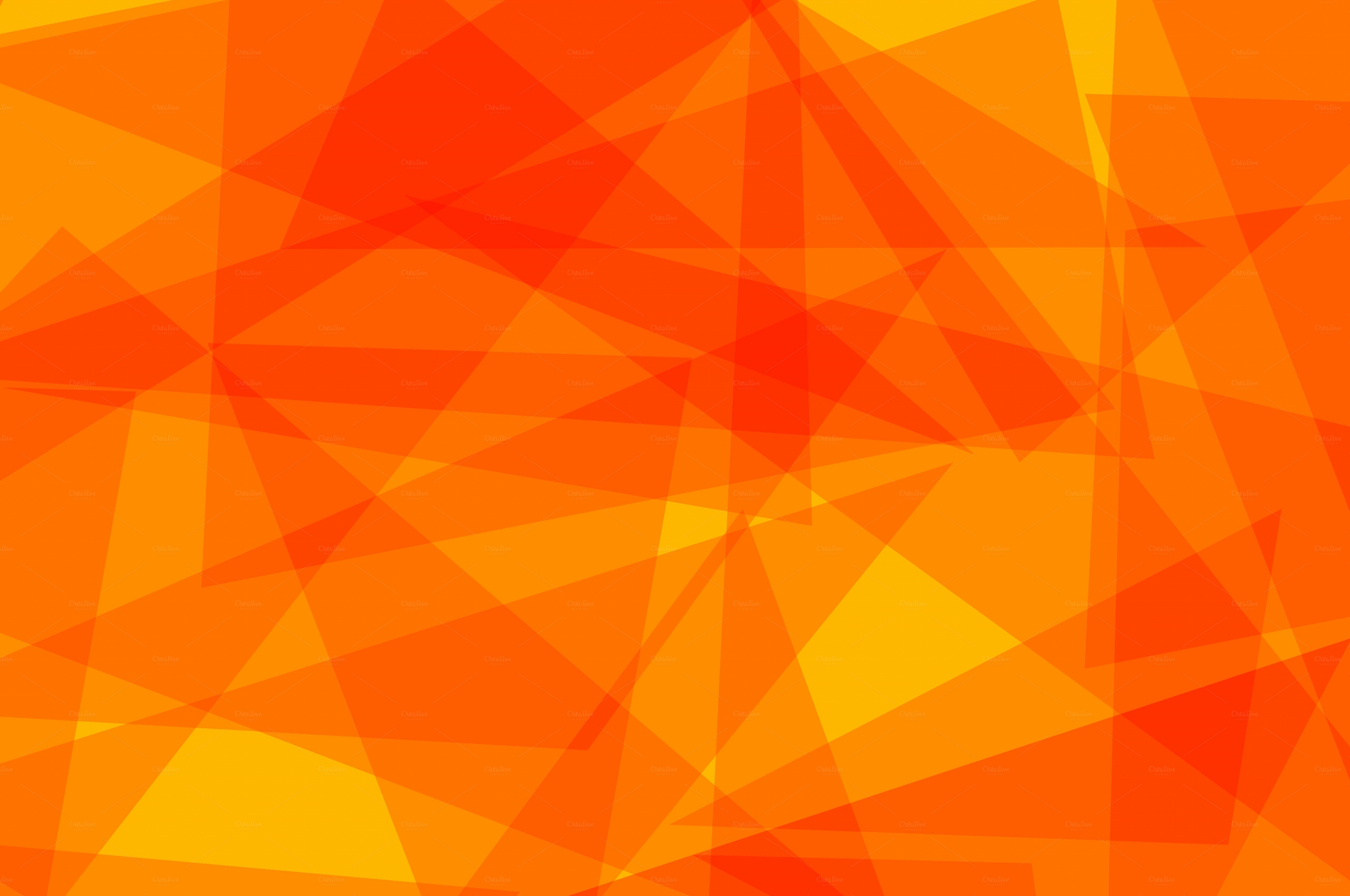 Free download Geometric Figures Orange Wallpaper [4000x3000] for