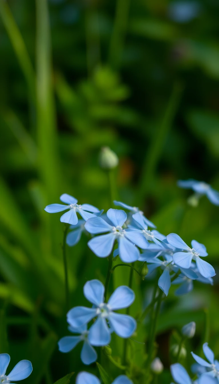 Blue Flowers Wallpaper