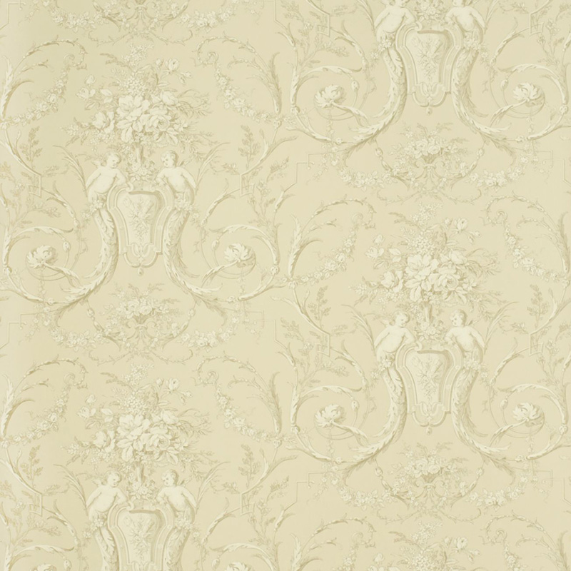 Sanderson Wallpaper Toile Cherubs Collection Degtch101