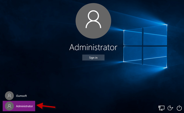 With Default Built In Administrator Account Way Using A Windows