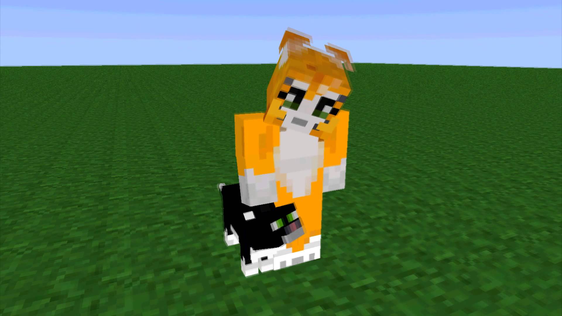 Minecraft Animated Shorts Stampy Feeds His Kitty Cat Mittins