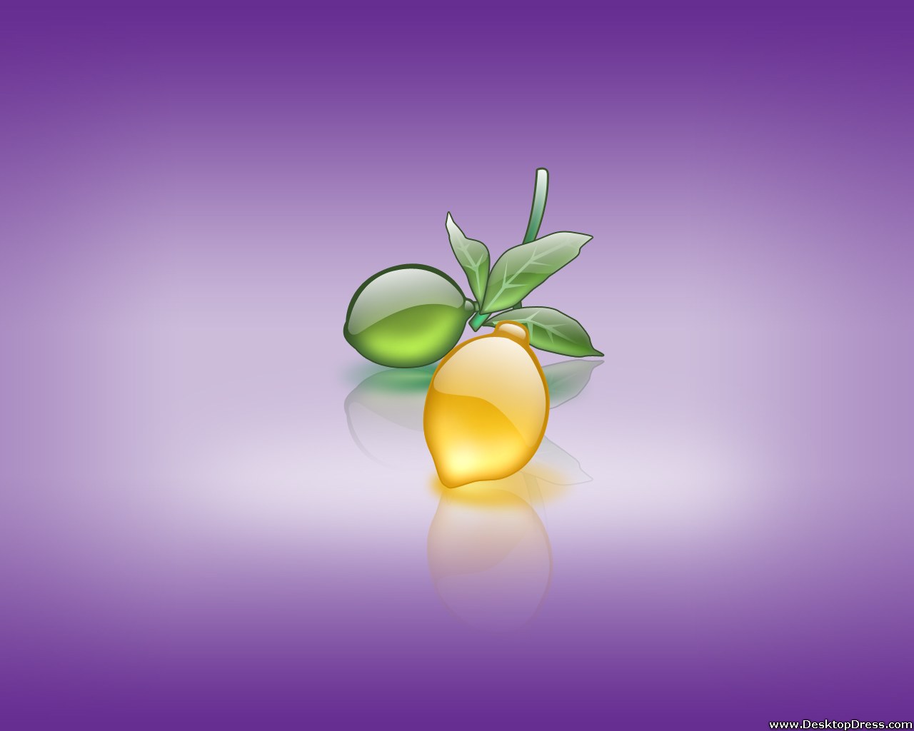 Desktop Wallpaper 3d Background Lemon In Lavender Background