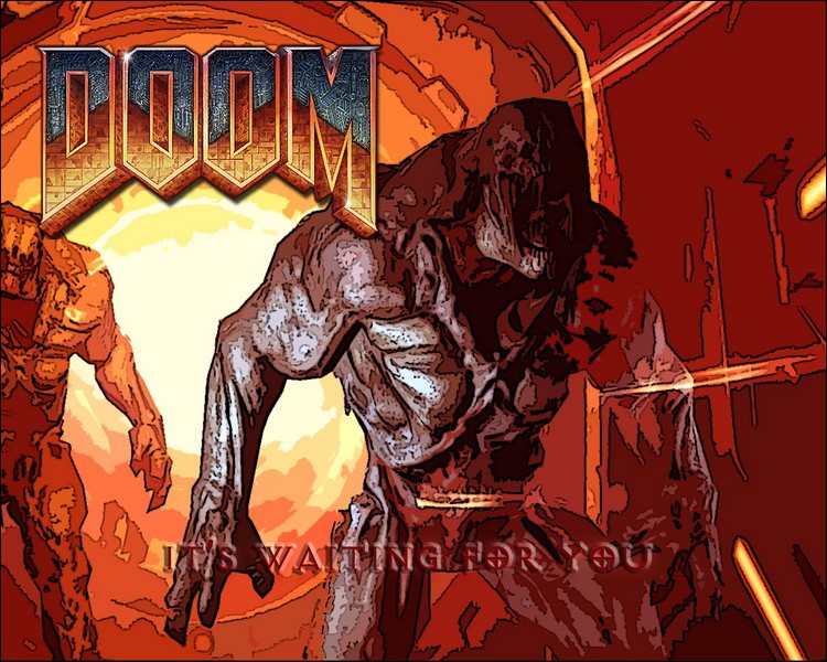 Free Download Doom 3 Hellknight By R Clifford On Deviantart 750x600