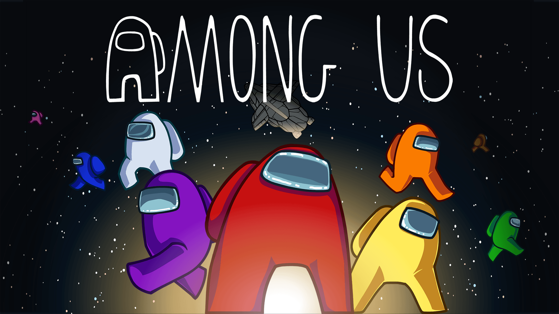 Among Us Red Wallpaper
