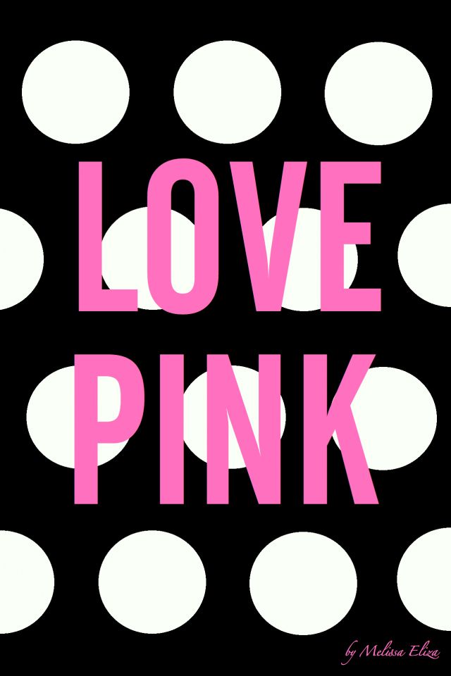 Love Pink iPhone Background Wallpaper For