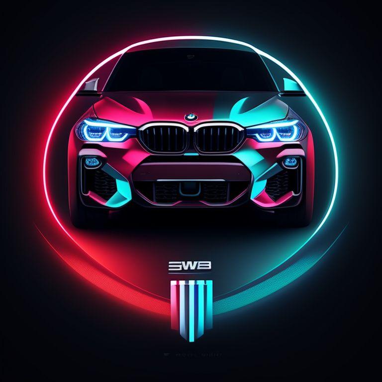 Same Goose624 A Bmw X6 Car With Glowing Neon Outline Set