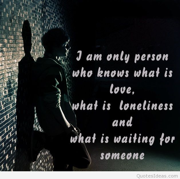 Sad Alone Quotes With Wallpaper And Image Hd