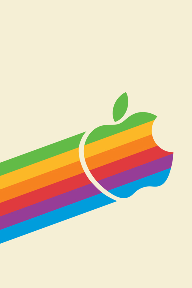 Retro Apple iPhone Wallpaper