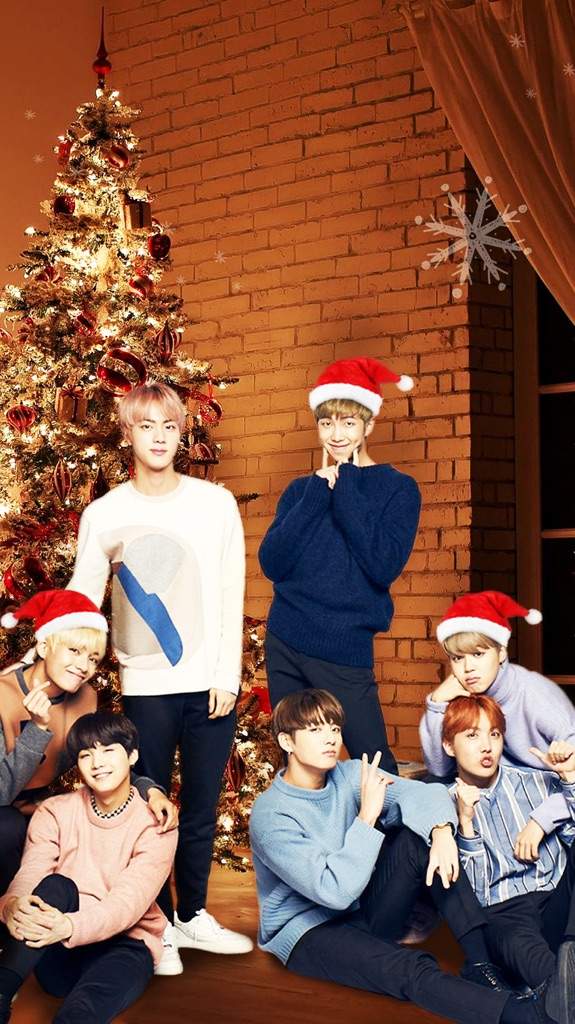 BTS Christmas Wallpaper 2 by SailorTrekkie92 on DeviantArt