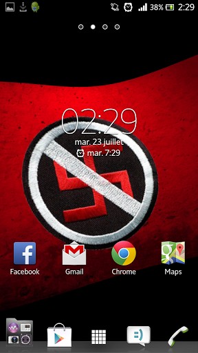 Bigger Anti Nazi Flag Live Wallpaper For Android Screenshot