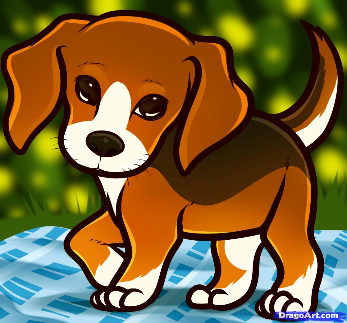 How To Draw A Beagle Puppy Jpg