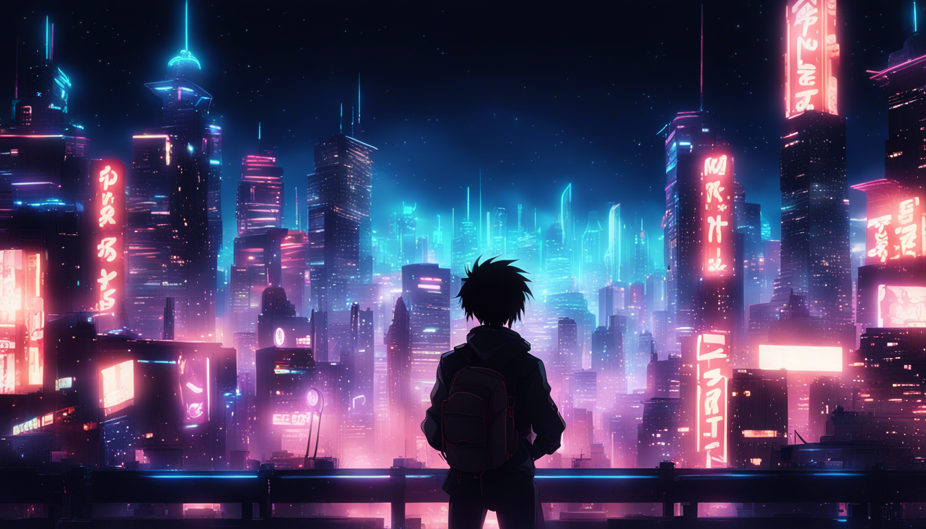 4k Black Anime Wallpaper