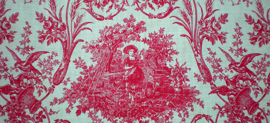 And Now For Crimson Blood Red Swatches Of Fabulous Toile