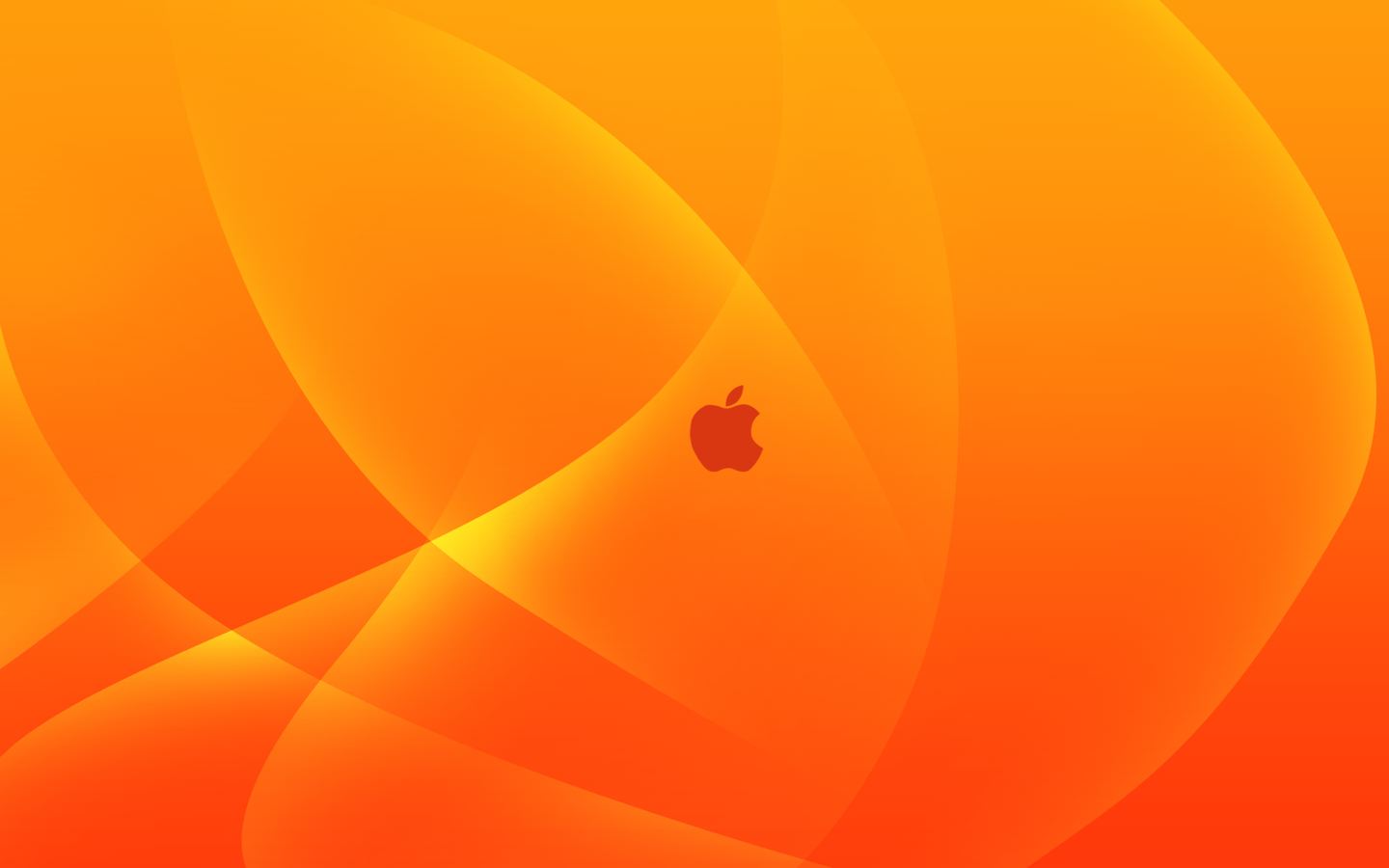 Dep Tu Nhien Wallpaper Logo Apple Orange