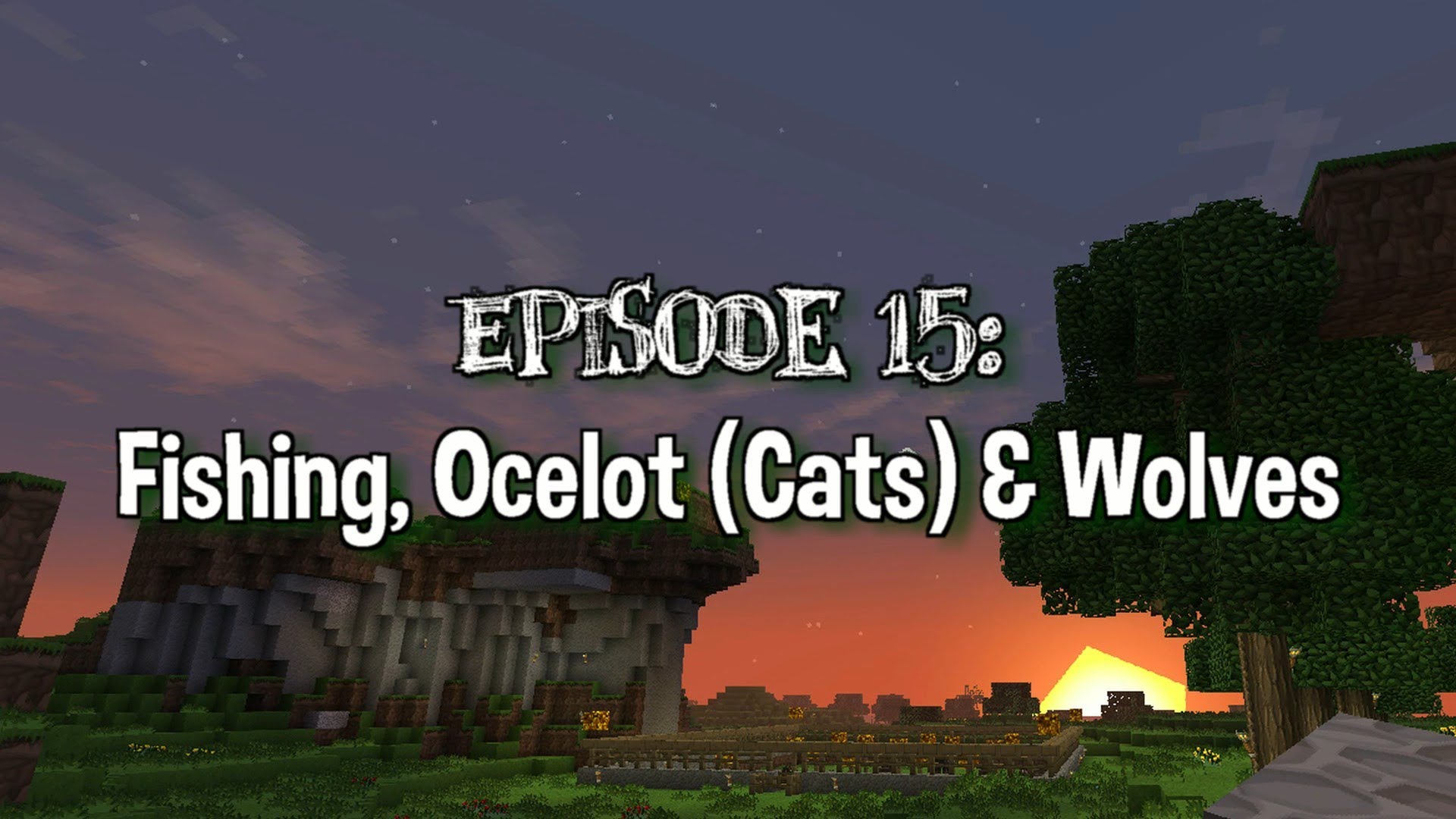 Displaying Image For Minecraft Ocelot And Wolf Wallpaper