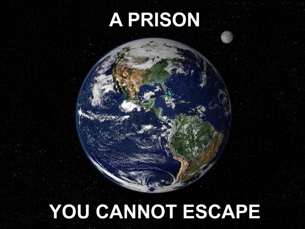 Earth End Now Prison Text Wallpaper Hq