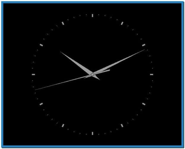 Analog Clock Screensaver Windows