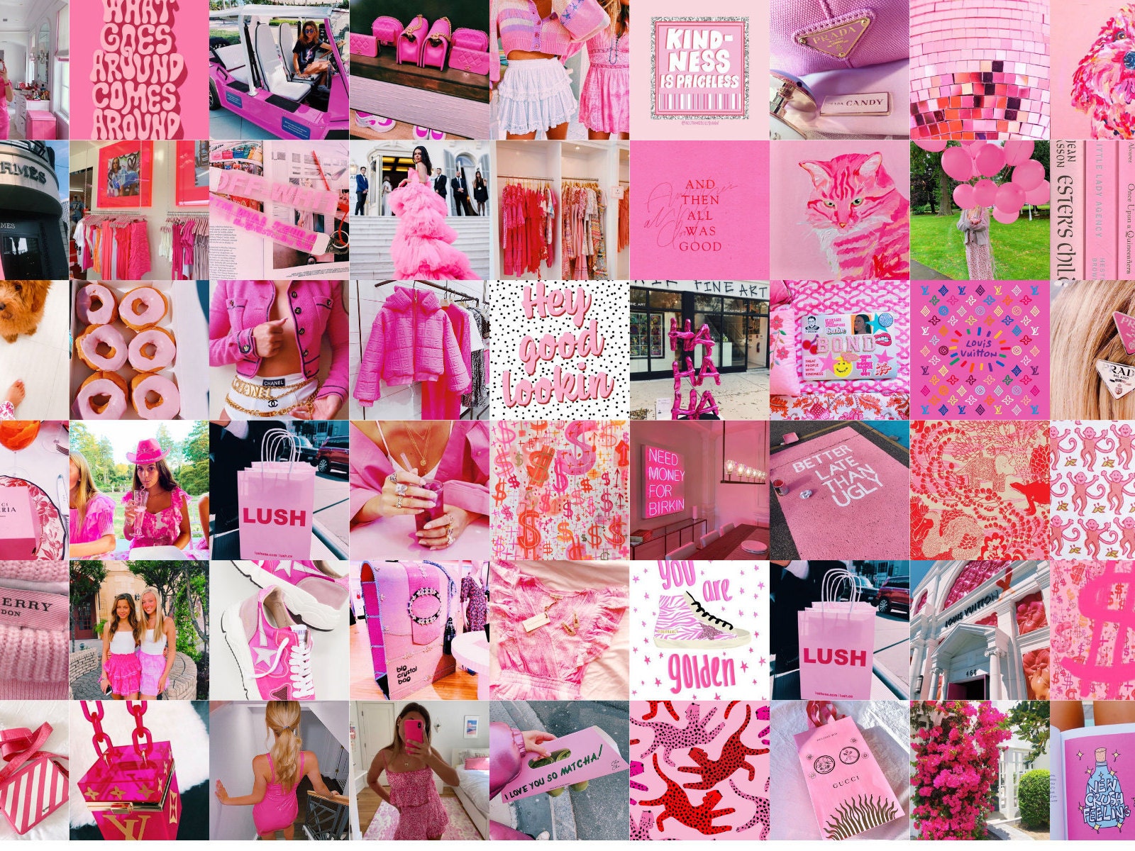 Wallpaper Preppy Collage