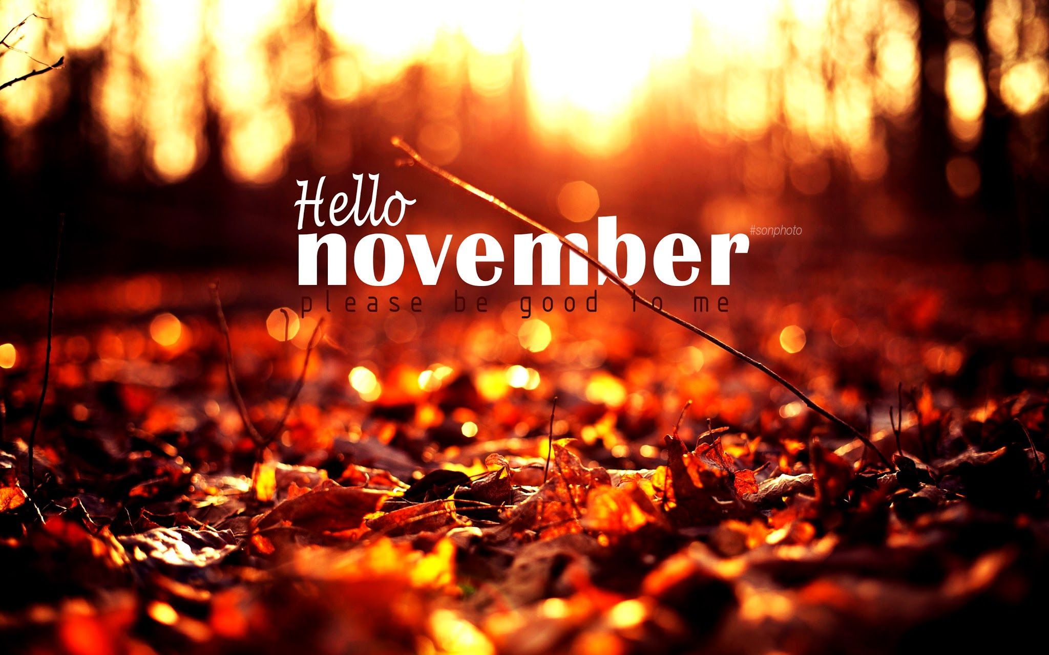 Hello November Puter Wallpaper Top