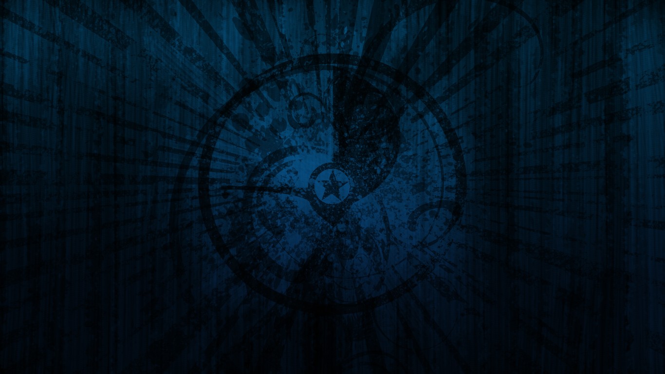 Dark Blue Grunge Background Wallpaper