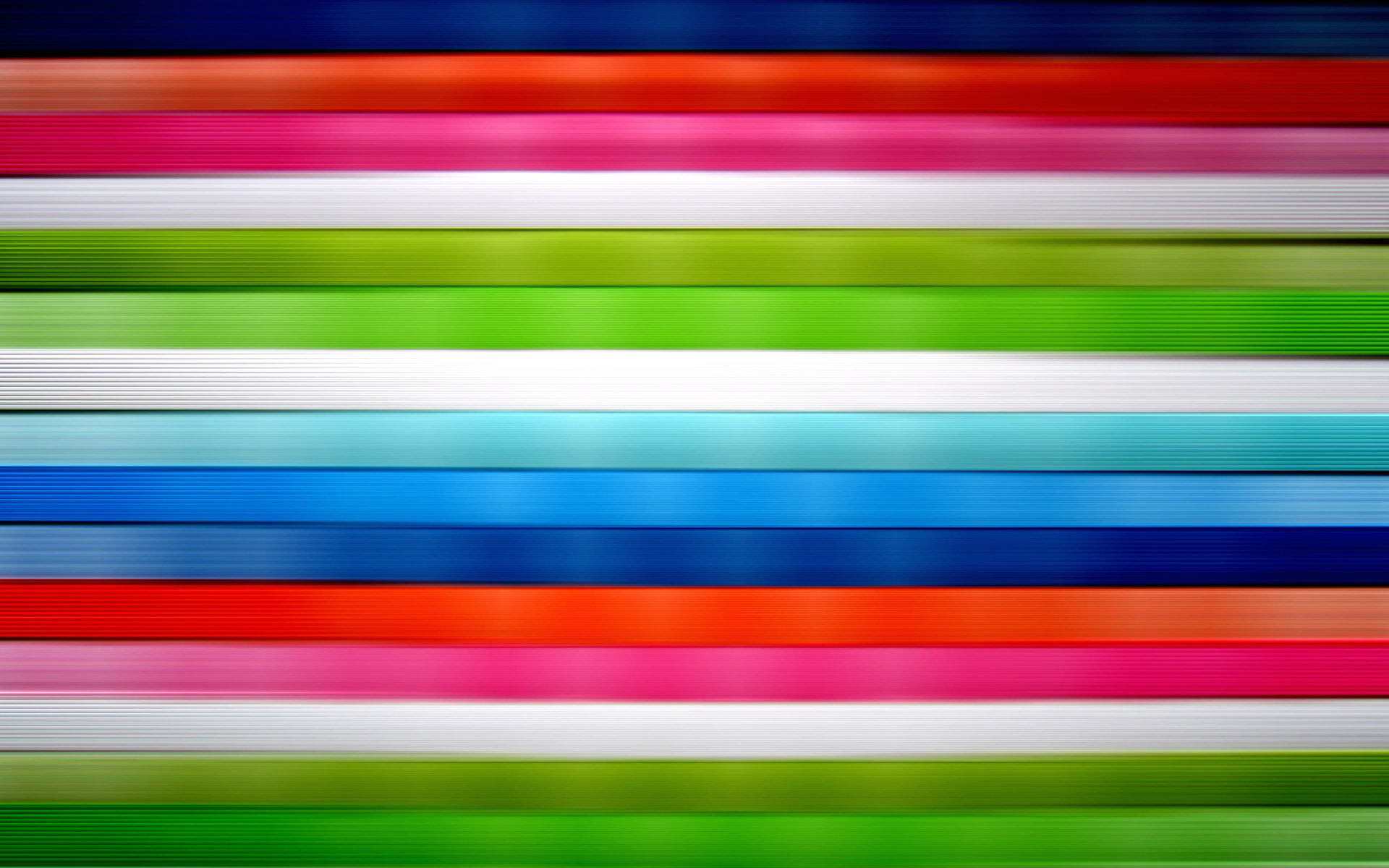 Horizontal vivid colored stripes wallpaper