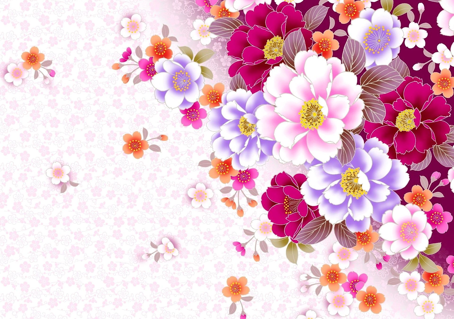 Wallpaper Background Flowers 06kb High