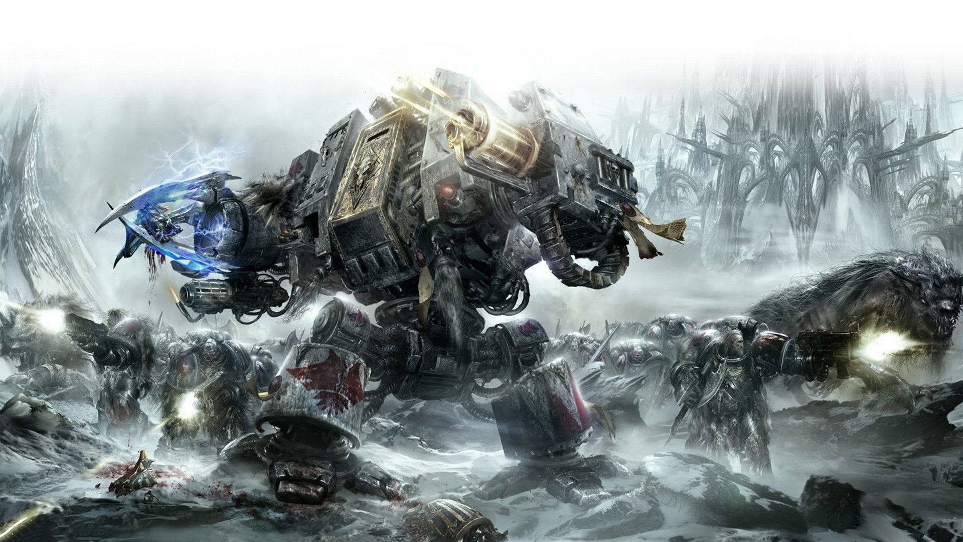 Warhammer 40k Space Marine Wolves And