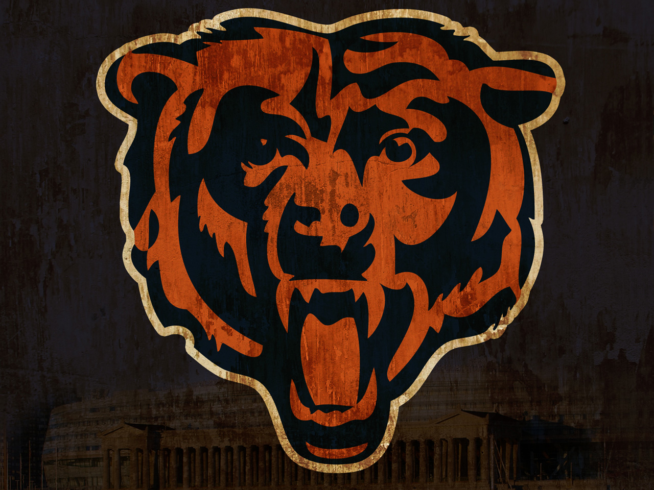 New Chicago Bears Background Wallpaper