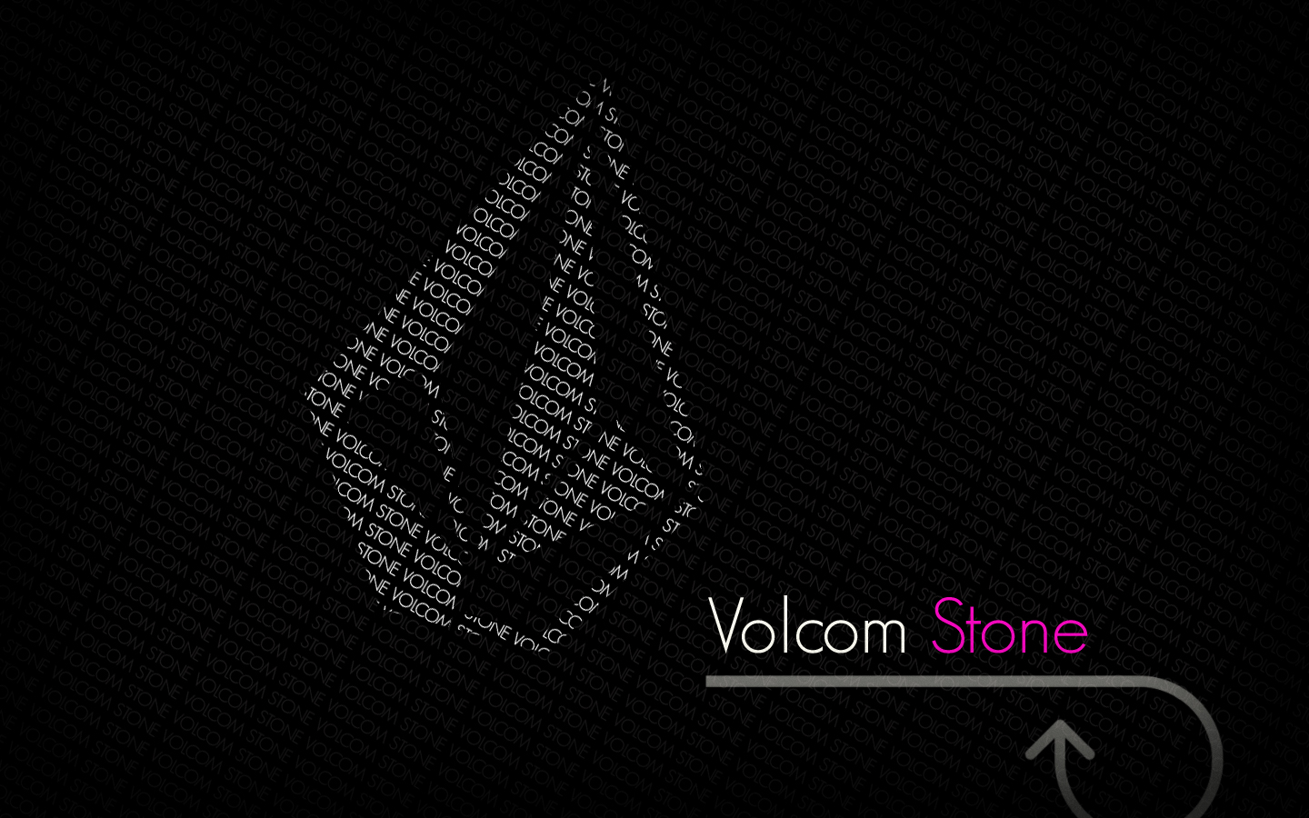 Volcom Desktop Wallpaper Grey Volcom Stone Logo Black Background HD