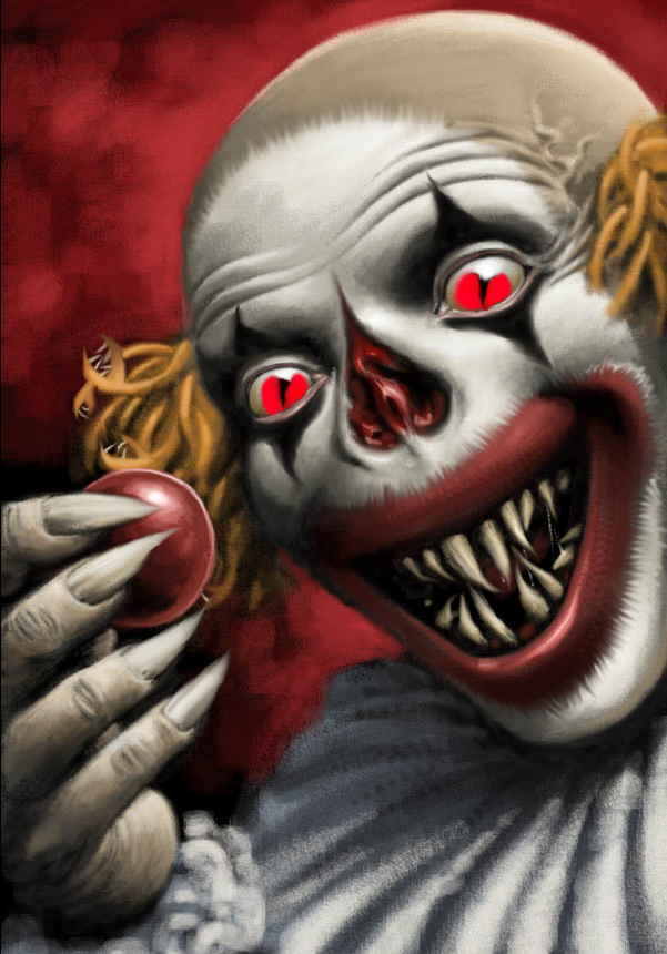 Demon Clown By Devilthevampirebat