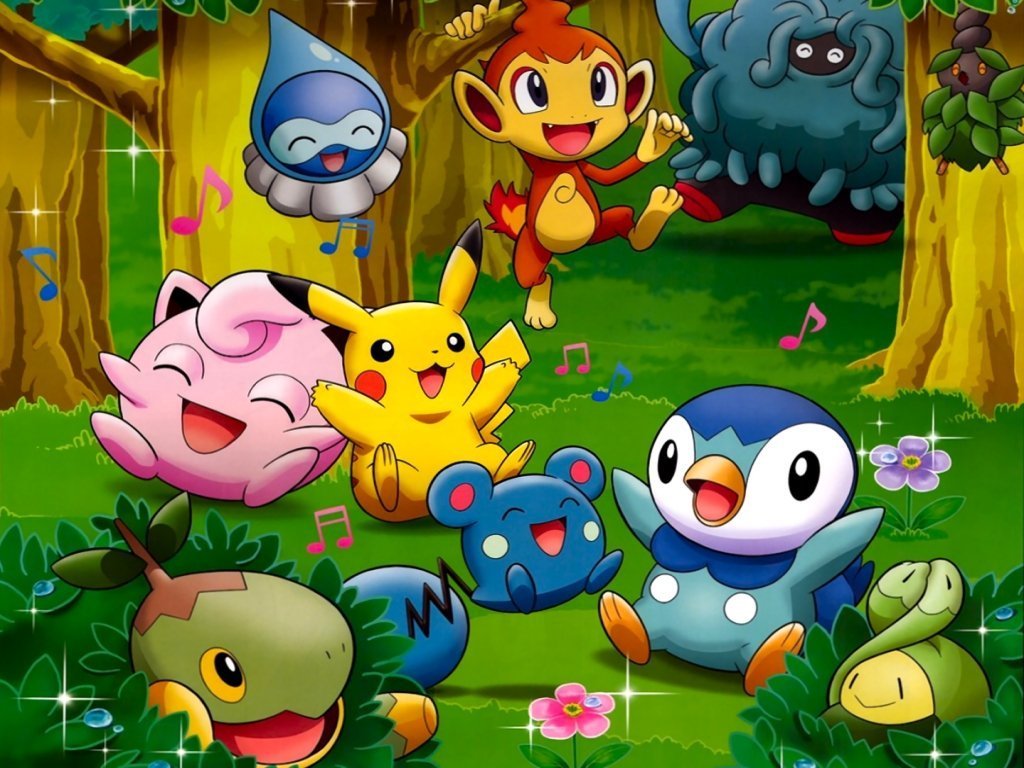 Water Pokemon Club Image Piplup And Friends HD Wallpaper