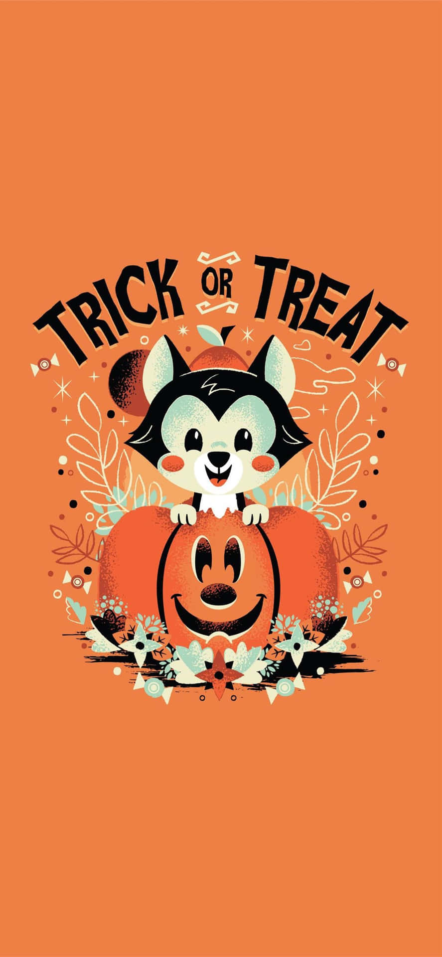 Cute Halloween iPhone Wallpaper