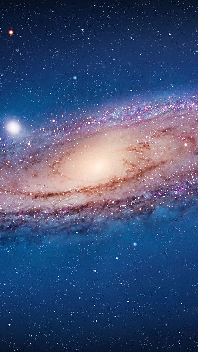 Approaching Andromeda iPhone Wallpaper Galaxia Universo