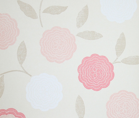Pink Floral Wallpaper Ethane By Osborne Amp Little