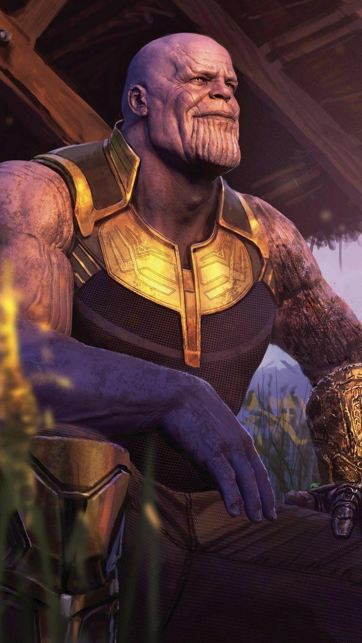 Thanos On Farm Avengers Wallpaper Awesome Cool