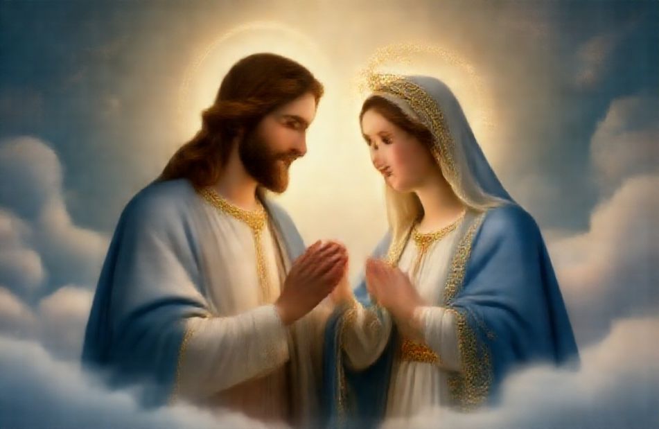 Jesus Christ Mother Mary Wallpaper
