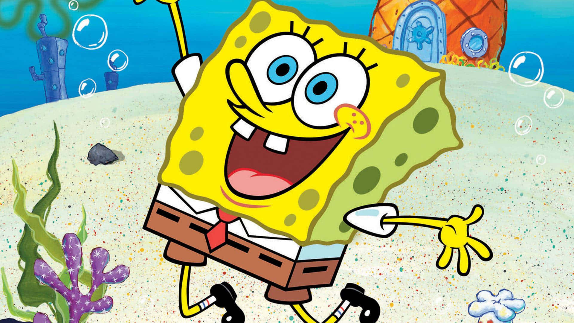 Aesthetic Spongebob Laptop Wallpaper