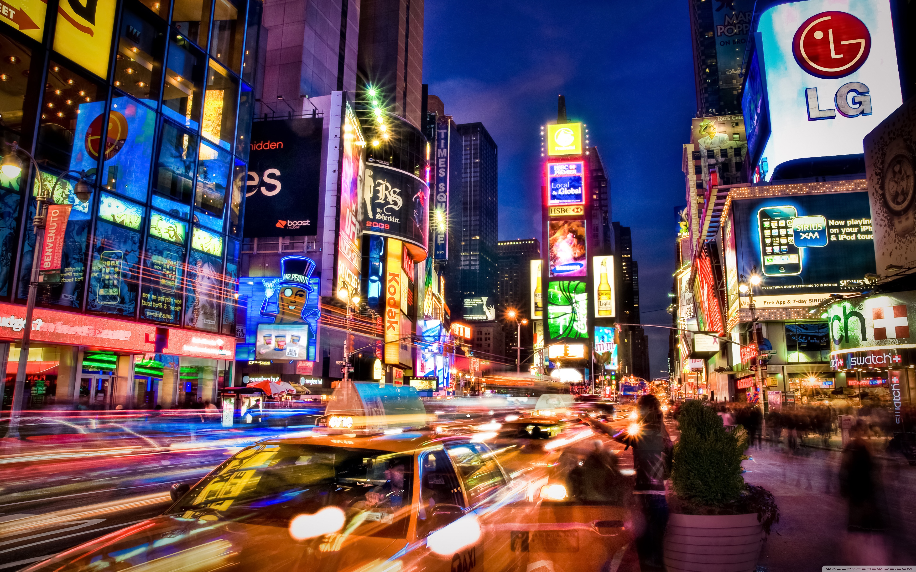 New York City At Night 4k HD Desktop Wallpaper For Ultra