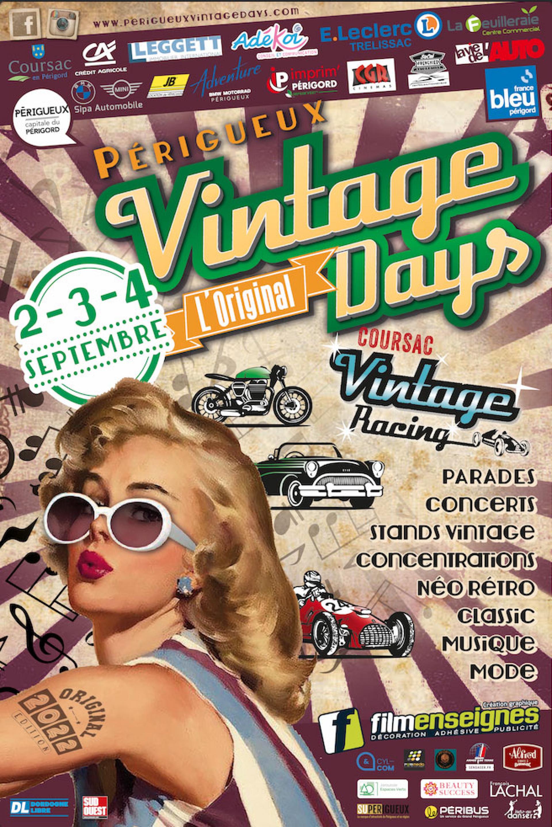 P Rigueux Vintage Days Wallpaper