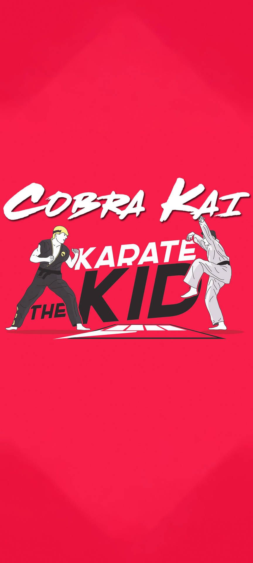 Karate Kid And Cobra Kai Phone Wallpaper