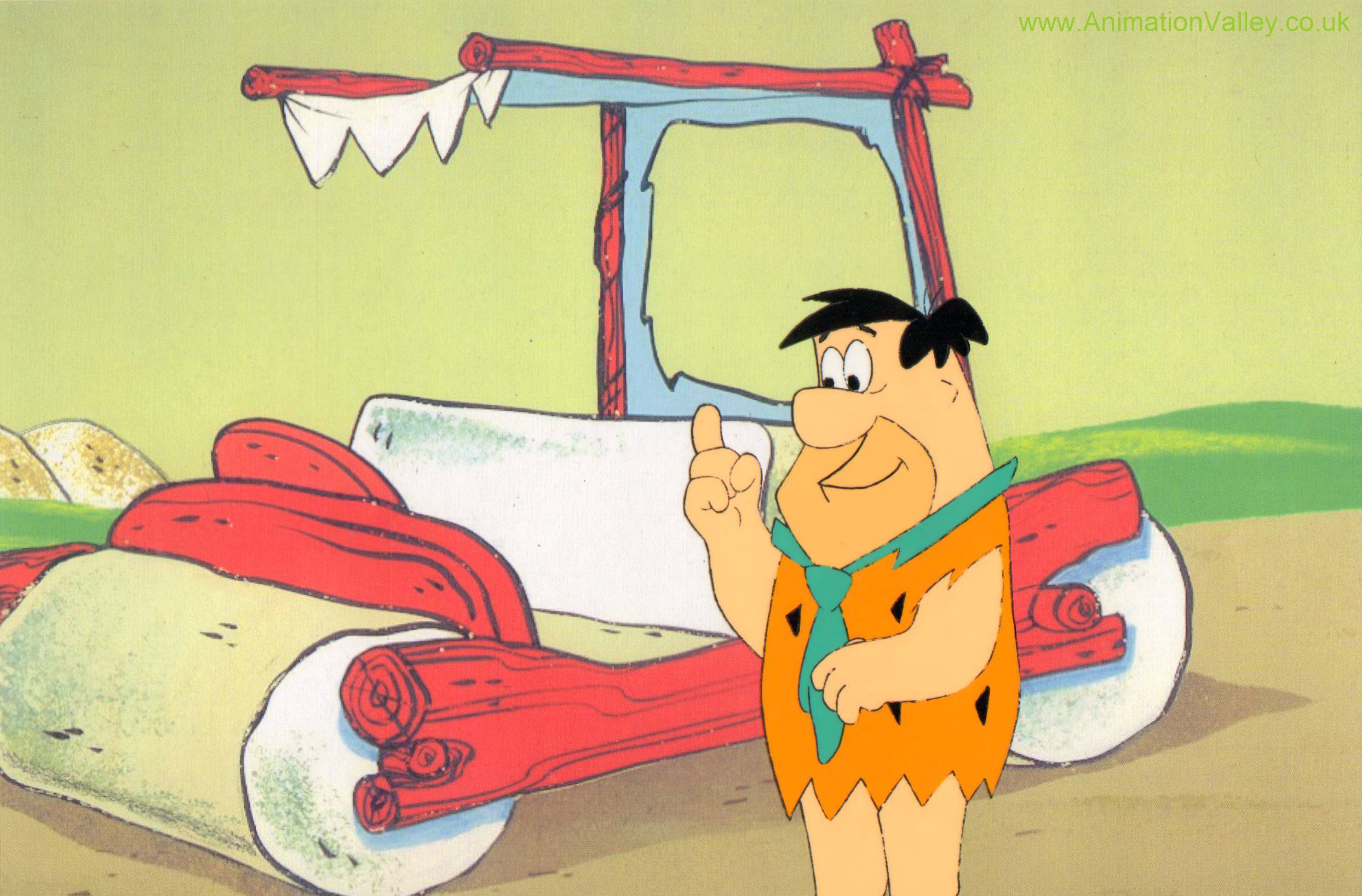 The Flintstones Image Fred Flintstone Production Cel HD Wallpaper