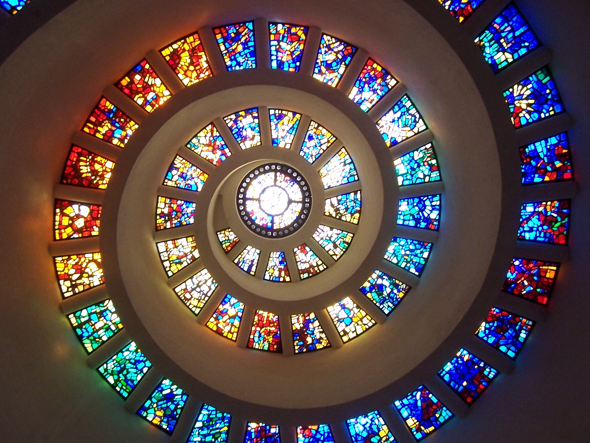 Church Stained Glass Background