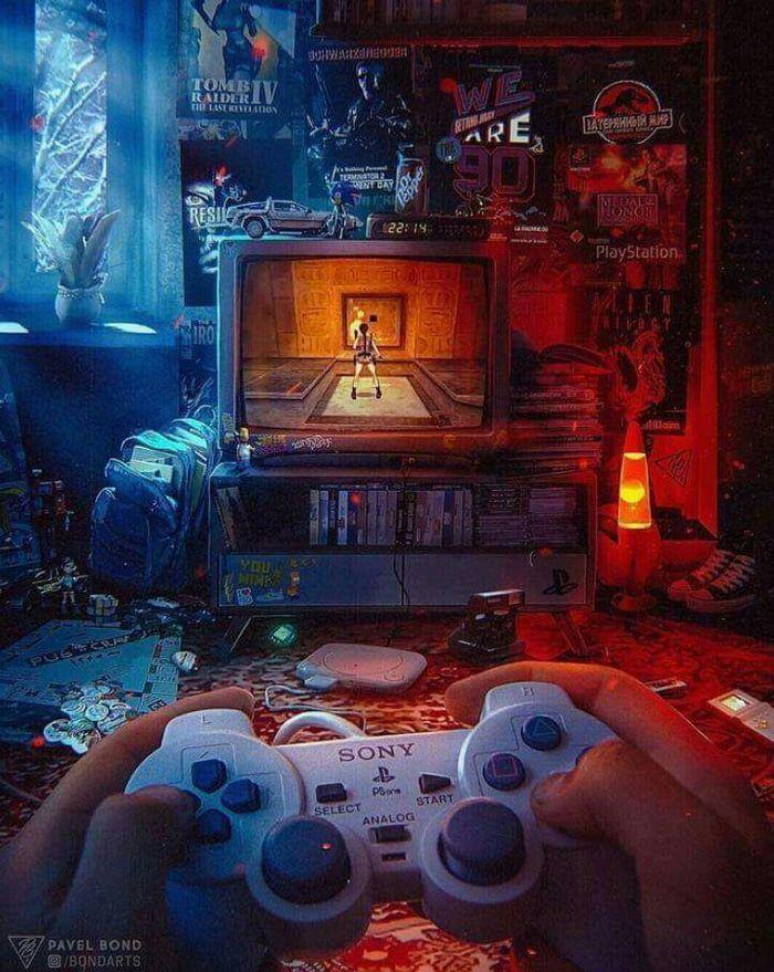 I Wish Could Turn Back Time Gaming Retro Art