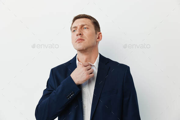 Portrait Isolated Handsome Young Person Background White Guy Face Men Wallpaper