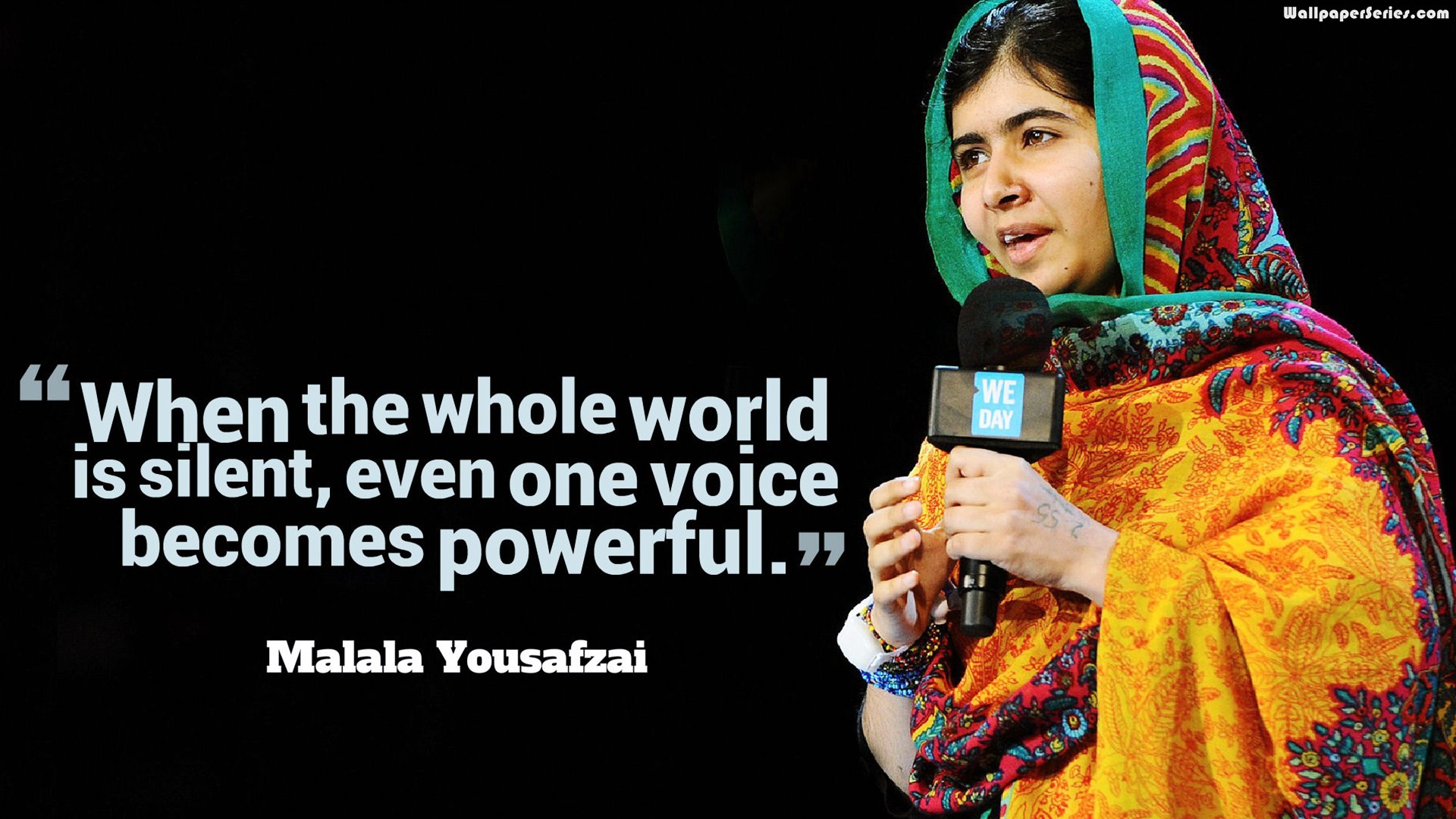 Malala Yousafzai Wallpaper X